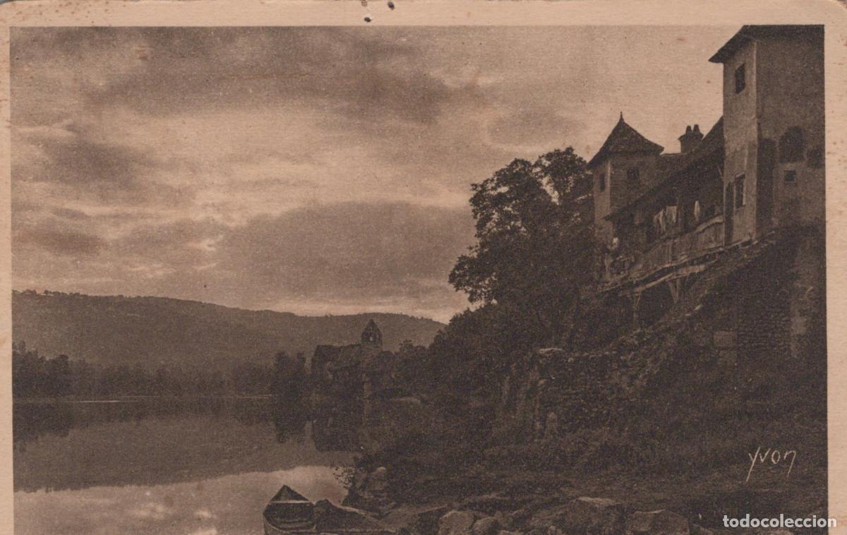 Postkarten: France Beaulieu Maison la Clarisse Rives Dordogne Paysage Unposted *YAB537