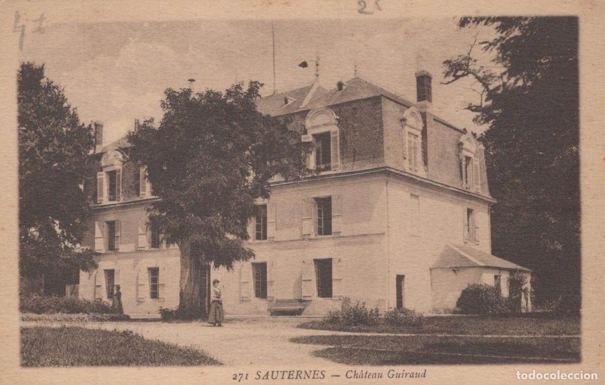 Postkarten: France Sauternes Ch&acirc;teau Guiraud Architecture Historique Unposted *YAB700