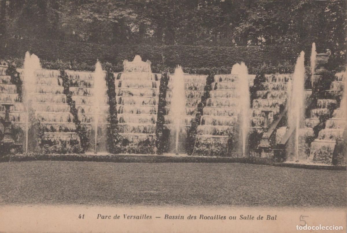 Postcards: France Versailles &Icirc;le de Parc de Bassin des Rocailles Unposted *YAB709