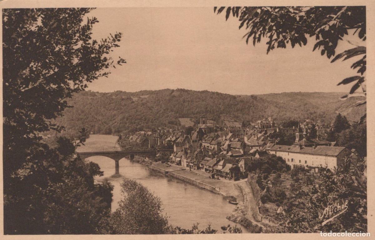 Postcards: France Argentat Corr&egrave;ze Gorges Dordogne Pont Vue G&eacute;n&eacute;rale *YAB545