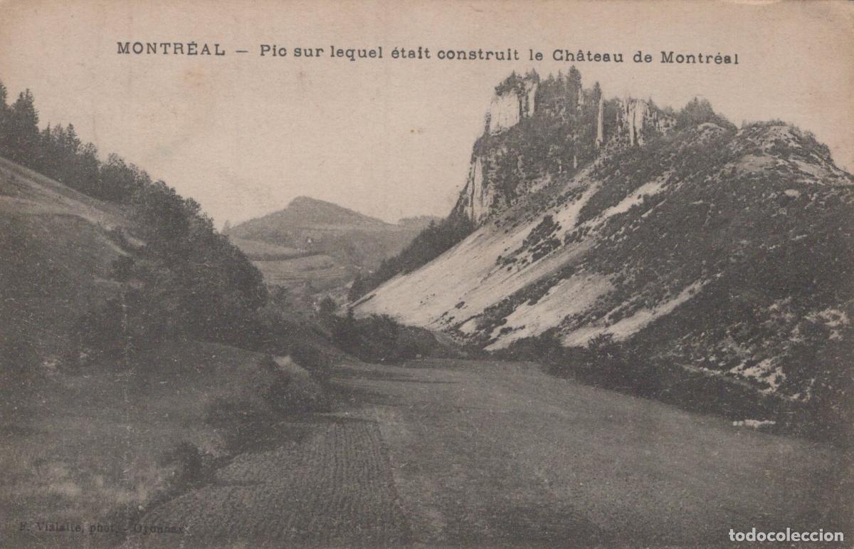 Postcards: France Montr&eacute;al Occitanie Pic Rocheux Ch&acirc;teau de Paysage *YAB547