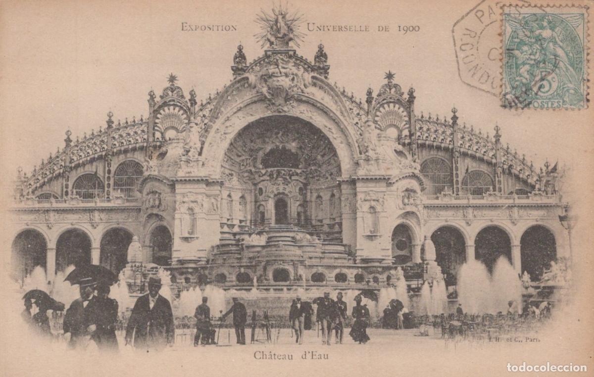 Postcards: France Paris &Icirc;le de Exposition Universelle 1900 Ch&acirc;teau D Eau *YAB710