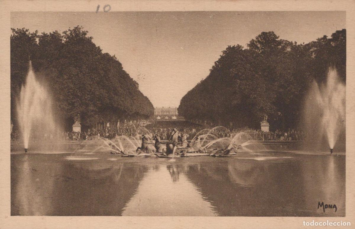 Postcards: France Versailles &Icirc;le de Bassin D Apollon Ch&acirc;teau Jardins Unposted *YAB717