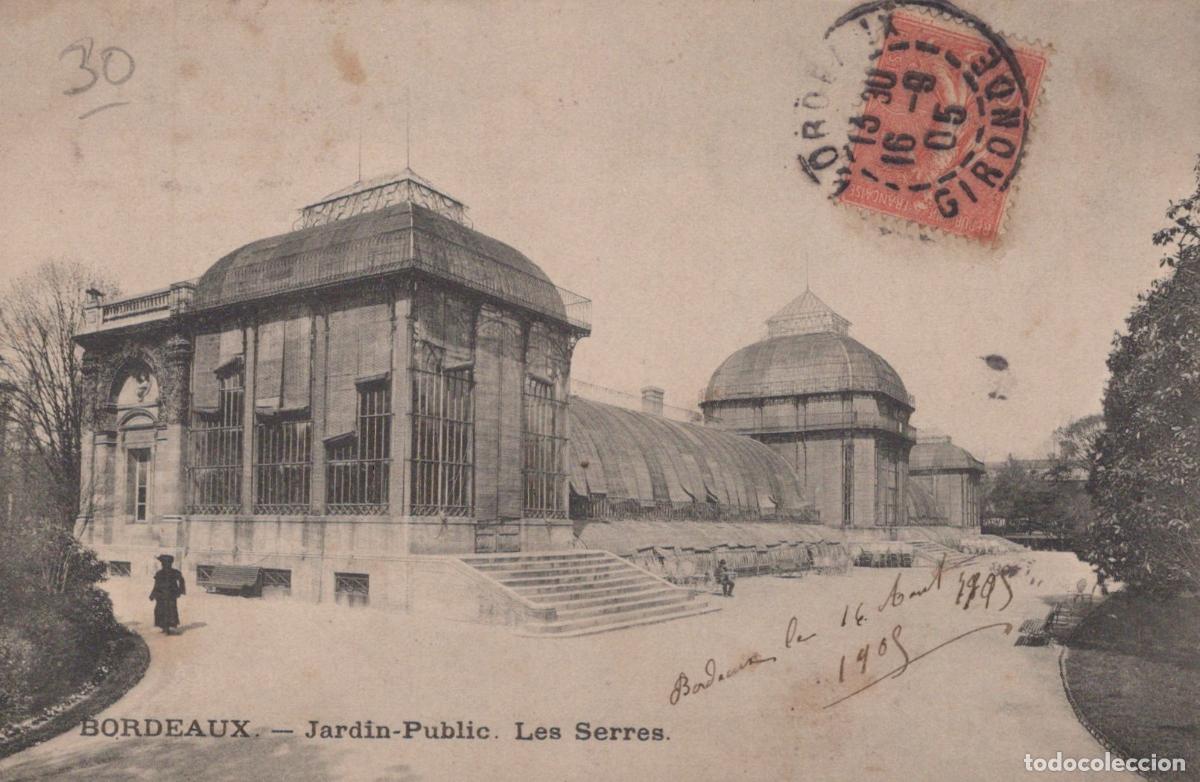 Postcards: France Bordeaux Jardin Public les Serres Architecture *YAB715