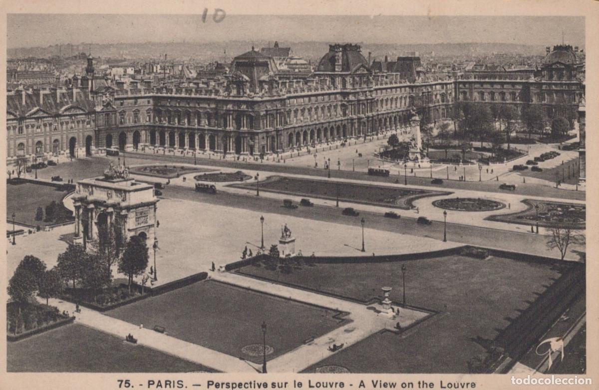 Postcards: France Paris &Icirc;le de Louvre Arc Carrousel Architecture *YAB724