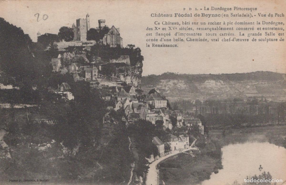 Postcards: France Beynac Ch&acirc;teau F&eacute;odal Architecture M&eacute;di&eacute;vale *YAB557