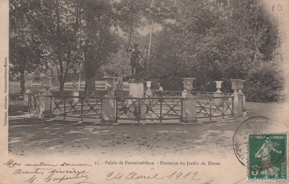 Postcards: France Fontainebleau &Icirc;le de Fontaine du Jardin de Diane *YAB720