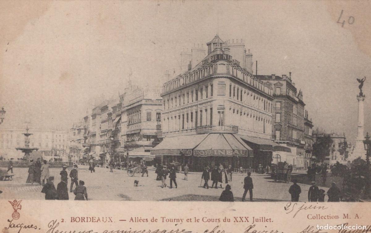 Postcards: France Bordeaux All&eacute;es de Tourny Cours XXX Juillet Architecture Urbaine *YAB729