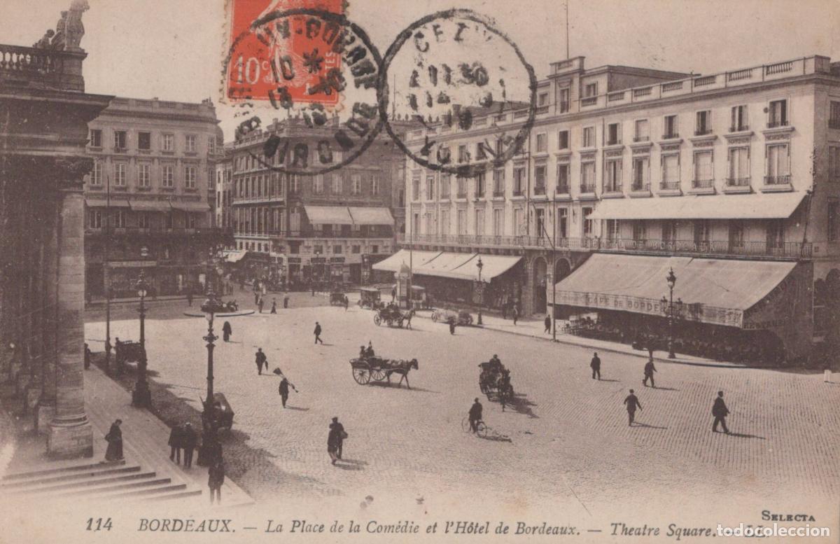 Postkarten: France Bordeaux Place de la Com&eacute;die H&ocirc;tel *YAB737