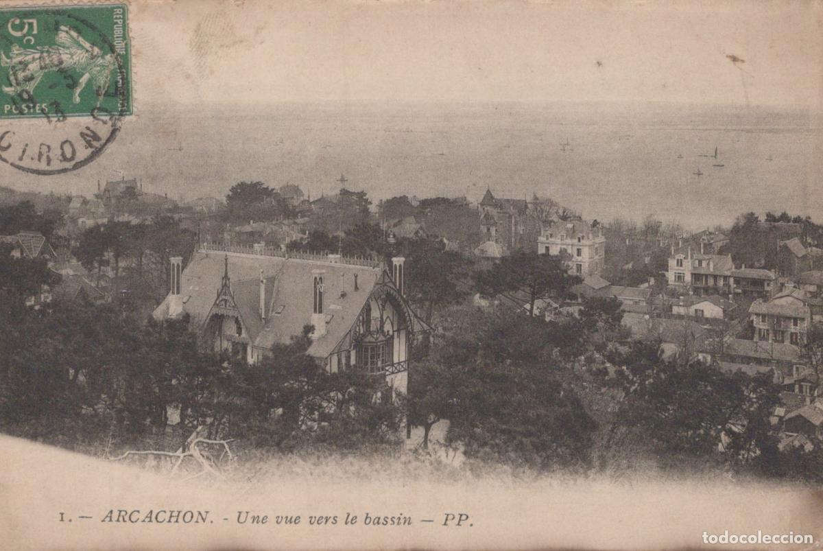 Postais: France Arcachon Vue G&eacute;n&eacute;rale Bassin Villas Architecture Post&eacute;e *YAB572