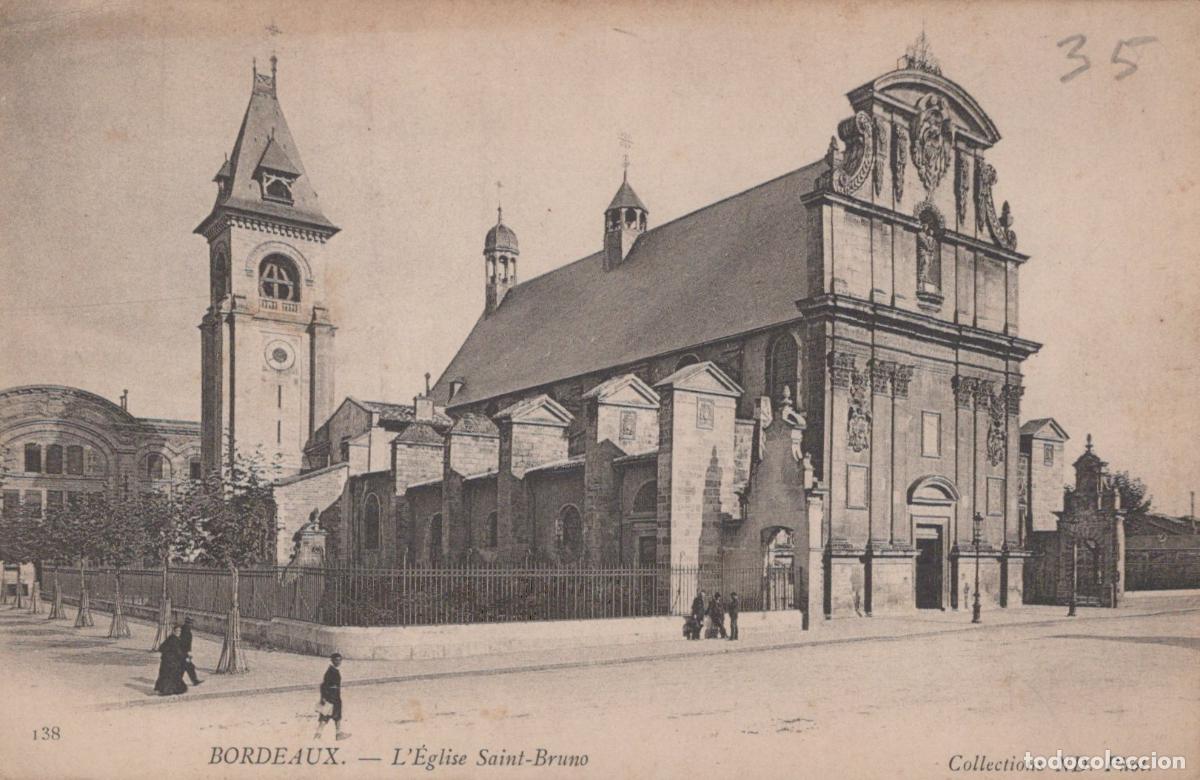Postales: France Bordeaux &Eacute;glise Saint Bruno Architecture Baroque Unposted *YAB740