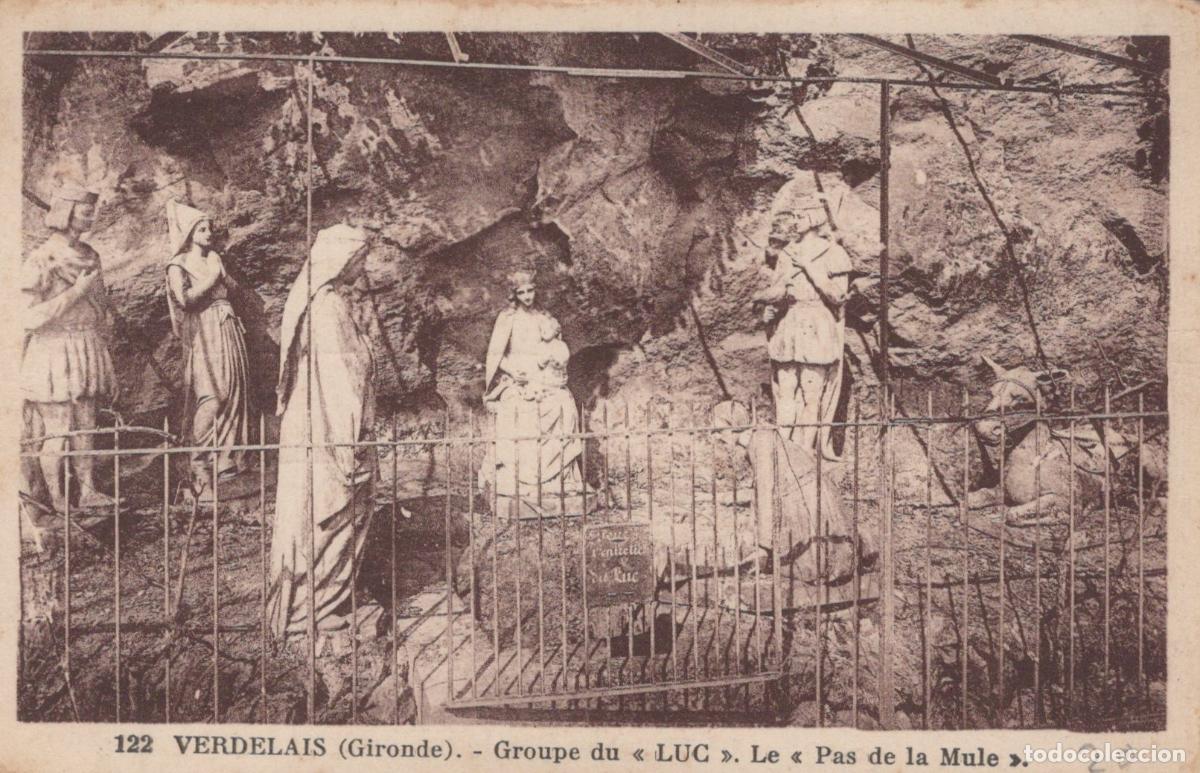 Postales: France Verdelais Groupe du Luc Pas de la Mule Sculptures Post&eacute;e *YAB758