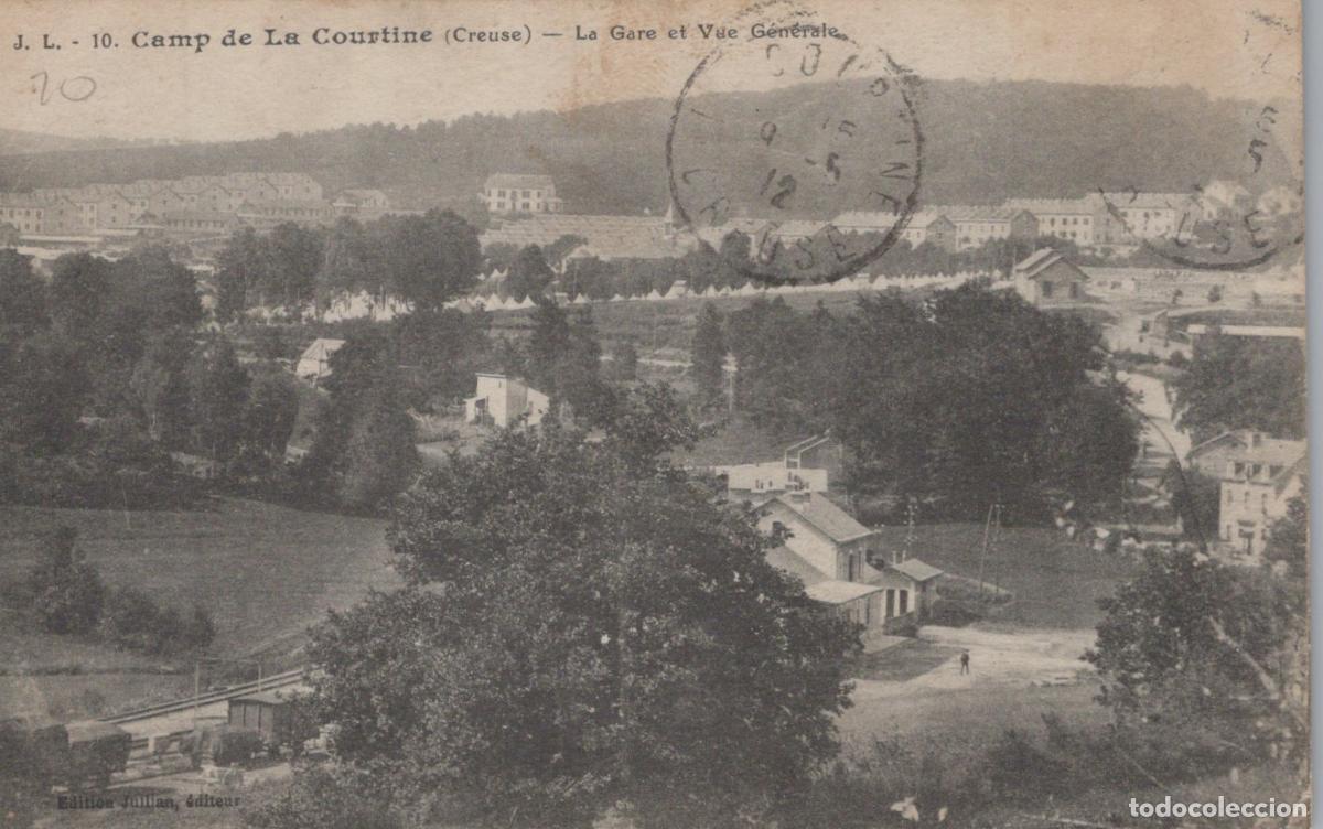 Postcards: France La Courtine Camp Militaire Gare Train Paysage *YAB781