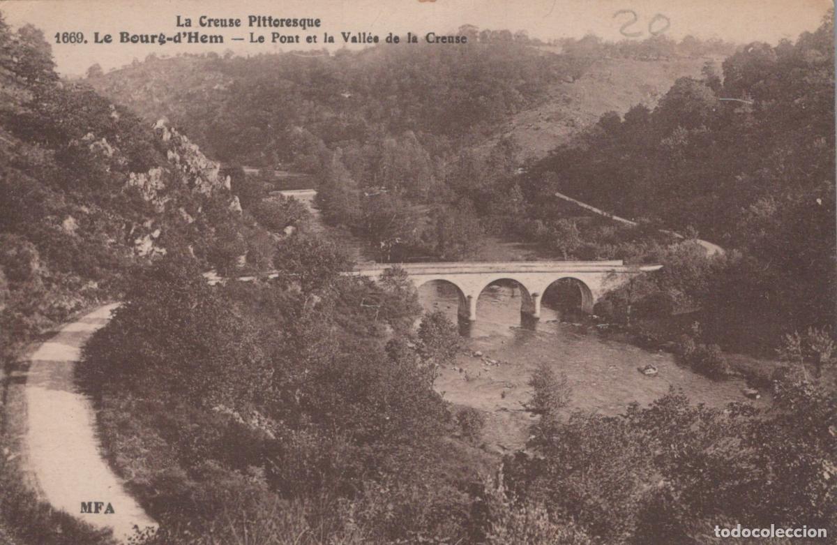 Postcards: France Le Bourg D Hem Pont sur la et Vall&eacute;e Bois&eacute;e *YAB789