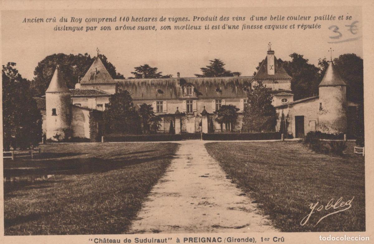 Cartes Postales: France Preignac Ch&acirc;teau Suduiraut Architecture Unposted *YAB794