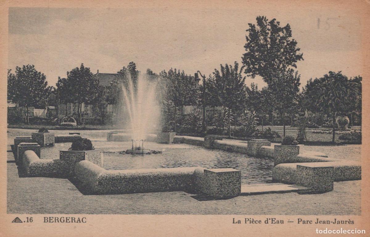 Cartes Postales: France Bergerac Fontaine du Parc Jean Jaur&egrave;s *YAB808