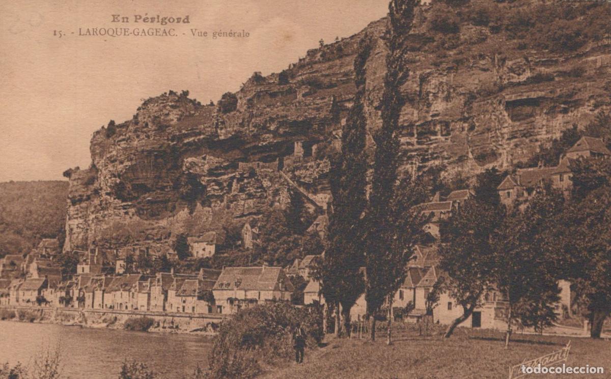 Cartes Postales: France Laroque Gageac Vue Village Falaise Dordogne *YAB814