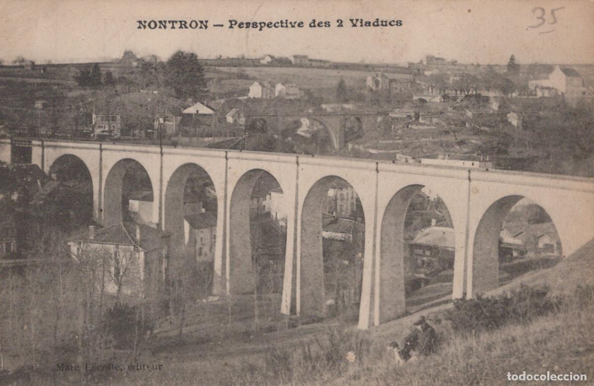 Cartes Postales: France Nontron Perspective des Deux Viaducs Ferroviaires *YAB818