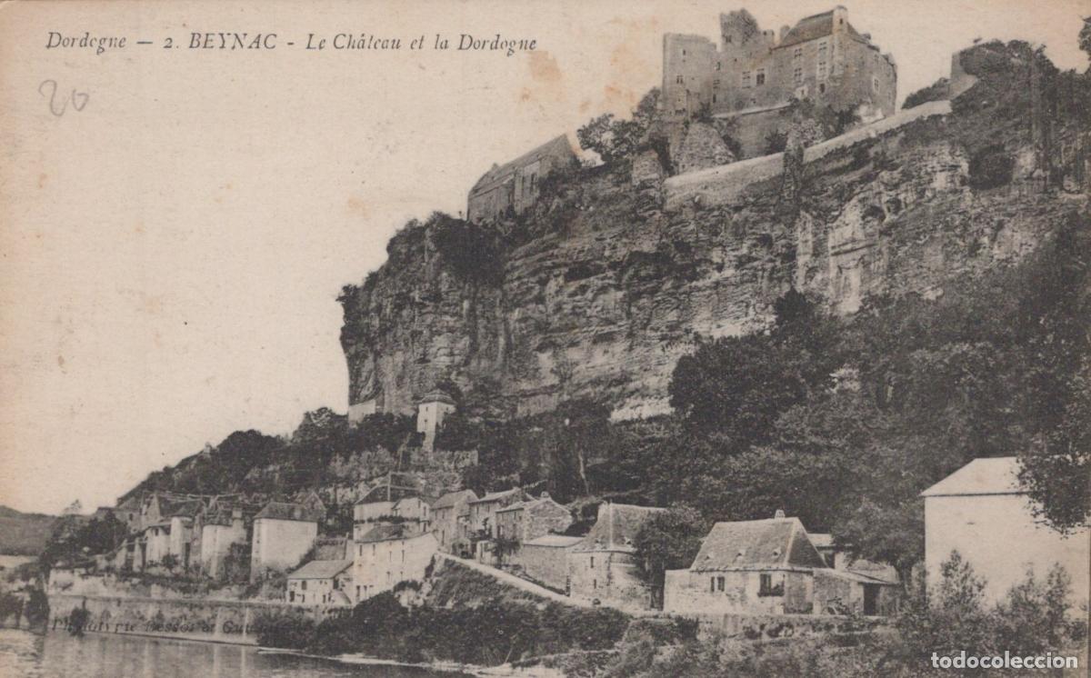 Postales: France Beynac Ch&acirc;teau Fort Village M&eacute;di&eacute;val Rivi&egrave;re *YAB839