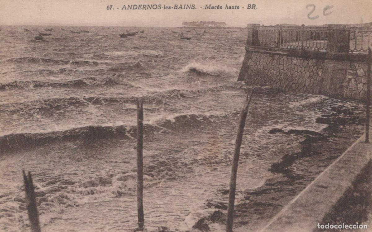 Postales: France Andernos les Bains Vue C&ocirc;ti&egrave;re Mar&eacute;e Haute *YAB631