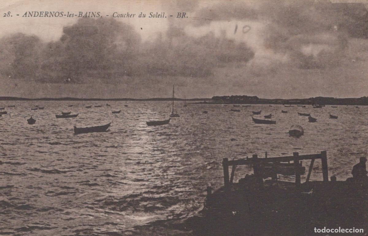 Postales: France Andernos les Bains Paysage Maritime Coucher du Soleil *YAB633