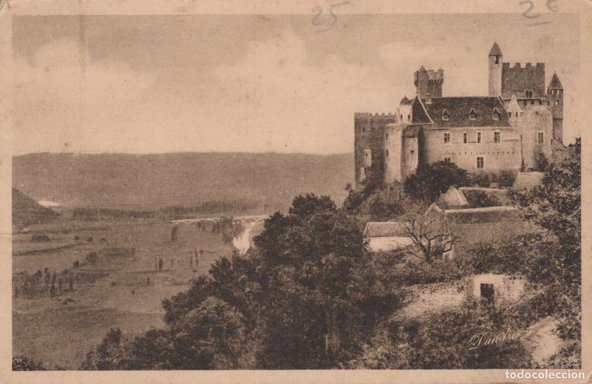 Postkarten: France Beynac Ch&acirc;teau de Paysage M&eacute;di&eacute;val *YAB848