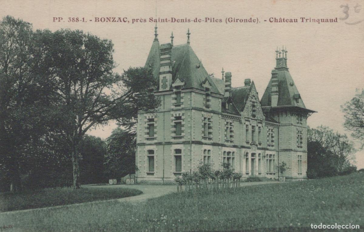 Postkarten: France Bonzac Ch&acirc;teau Trinquand Architecture Historique Post&eacute; *YAB636