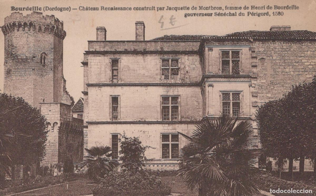 Postkarten: France Bourdeille Ch&acirc;teau Renaissance 1580 *YAB853