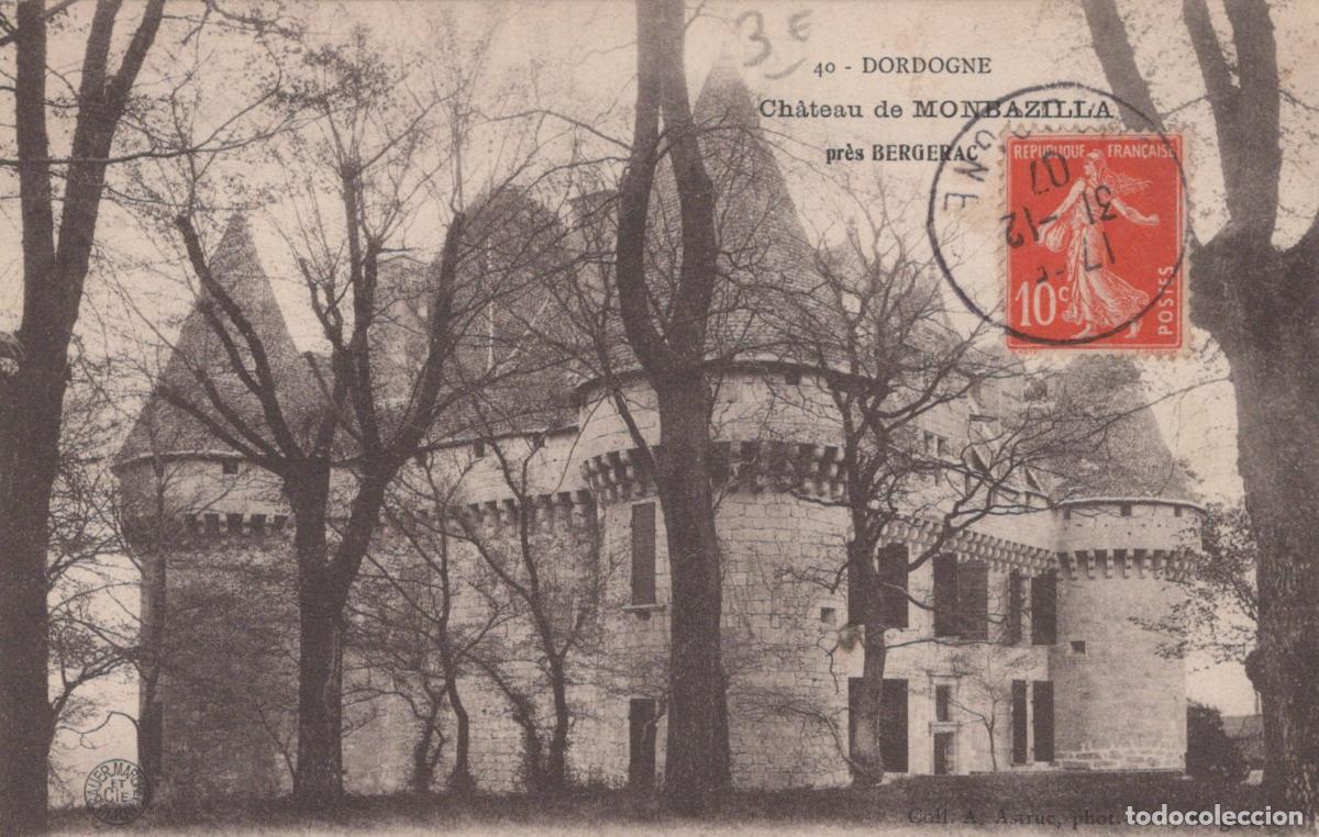 Postkarten: France Monbazillac Ch&acirc;teau de Architecture Hivernale *YAB854
