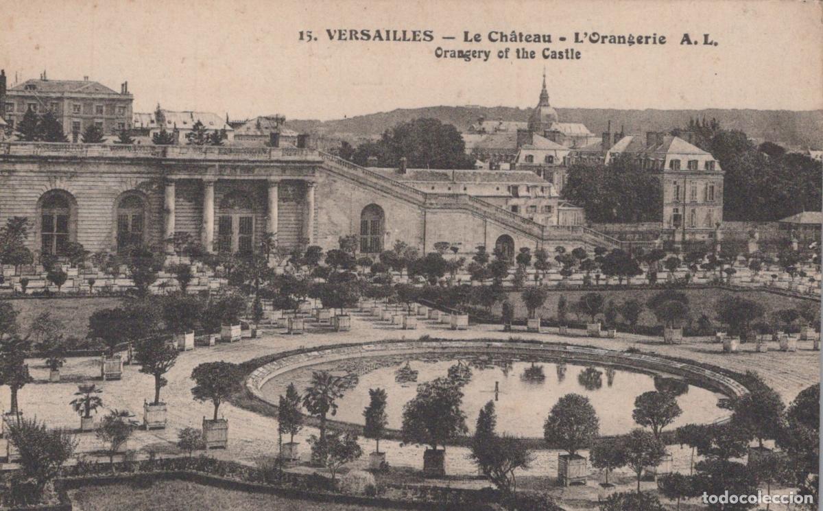 Postkarten: France Versailles &Icirc;le de Ch&acirc;teau Orangerie Architecture Unobl Unposted *YAB871