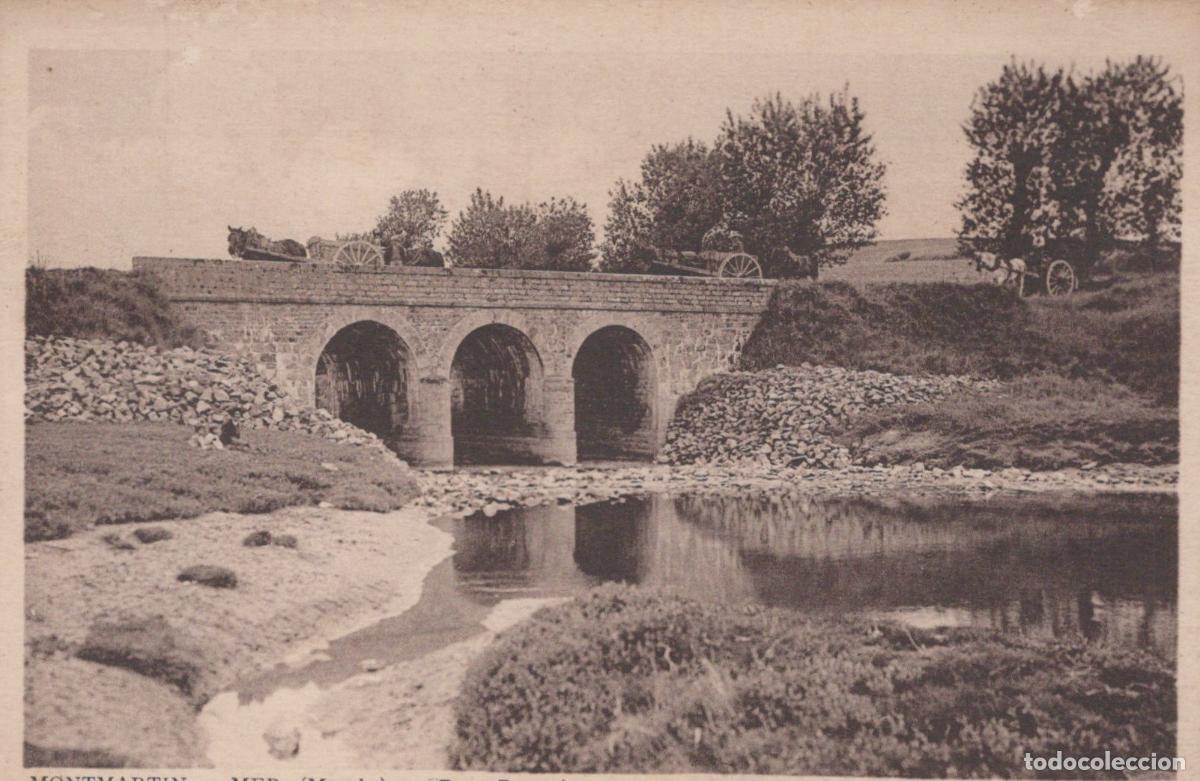 Postkarten: France Montmartin sur Mer Montmaretin sur Mer Pont Romain Unposted *YAB868