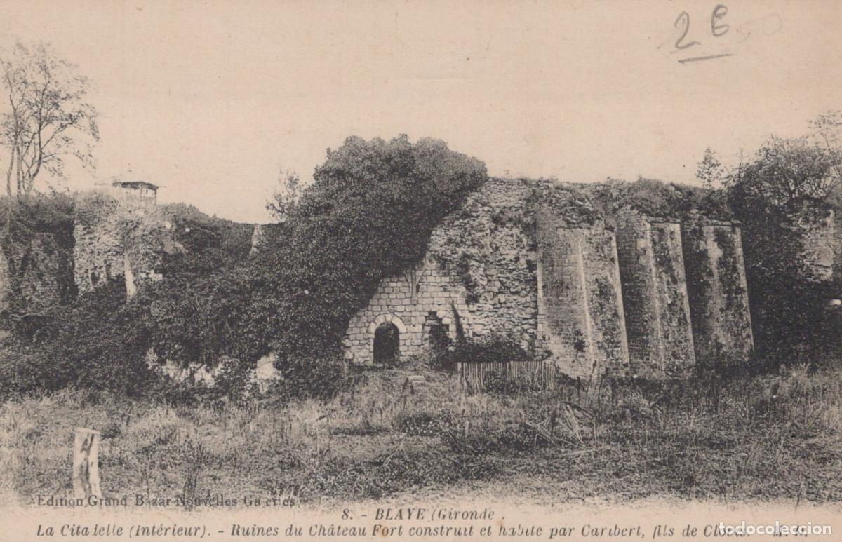 Postkarten: France Blaye Ruines Int&eacute;rieures de la Citadelle Ch&acirc;teau Fort Post&eacute;e *YAB648
