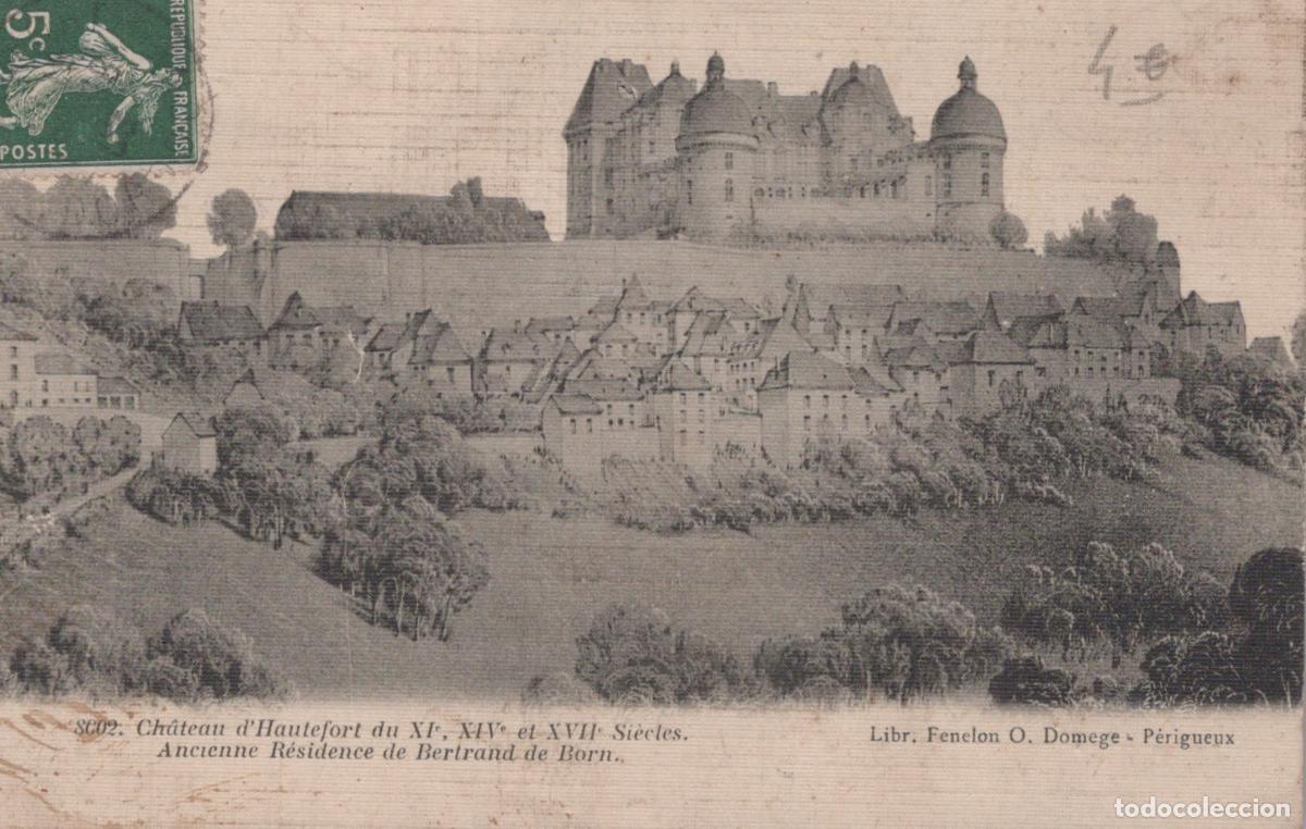 Postkarten: France Hautefort Ch&acirc;teau D M&eacute;di&eacute;val *YAB653