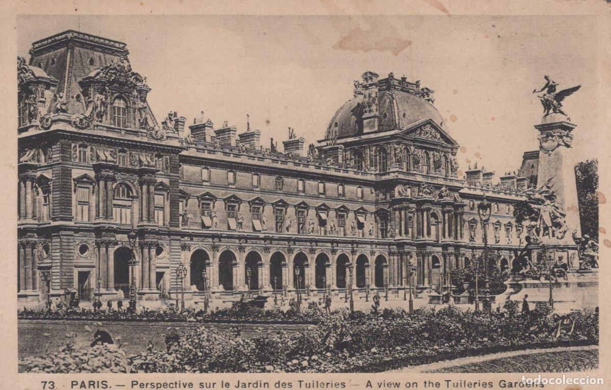 Postkarten: France Paris &Icirc;le de Palais du Louvre Jardin des Tuileries *YAB888