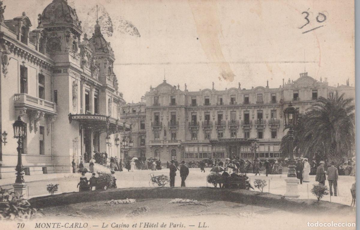 Cartes Postales: Monaco Monte Carlo Casino et H&ocirc;tel de Paris Architecture *YAB898