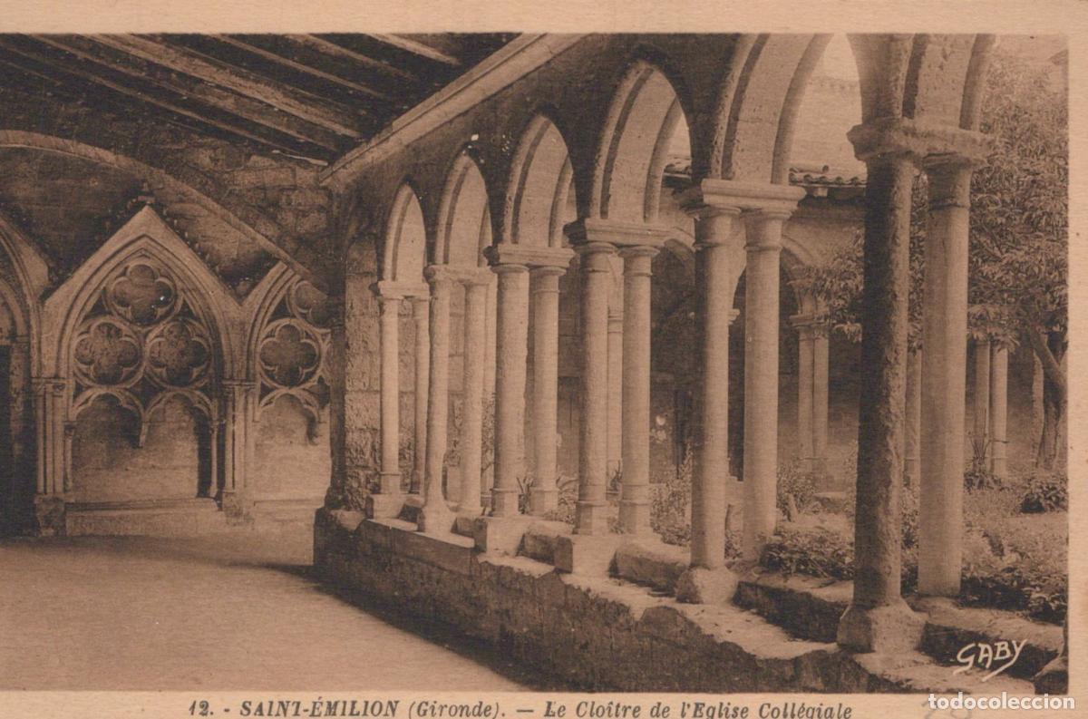 Cartes Postales: France Saint &Eacute;milion Clo&icirc;tre &Eacute;glise Coll&eacute;giale Architecture Unposted *YAB936