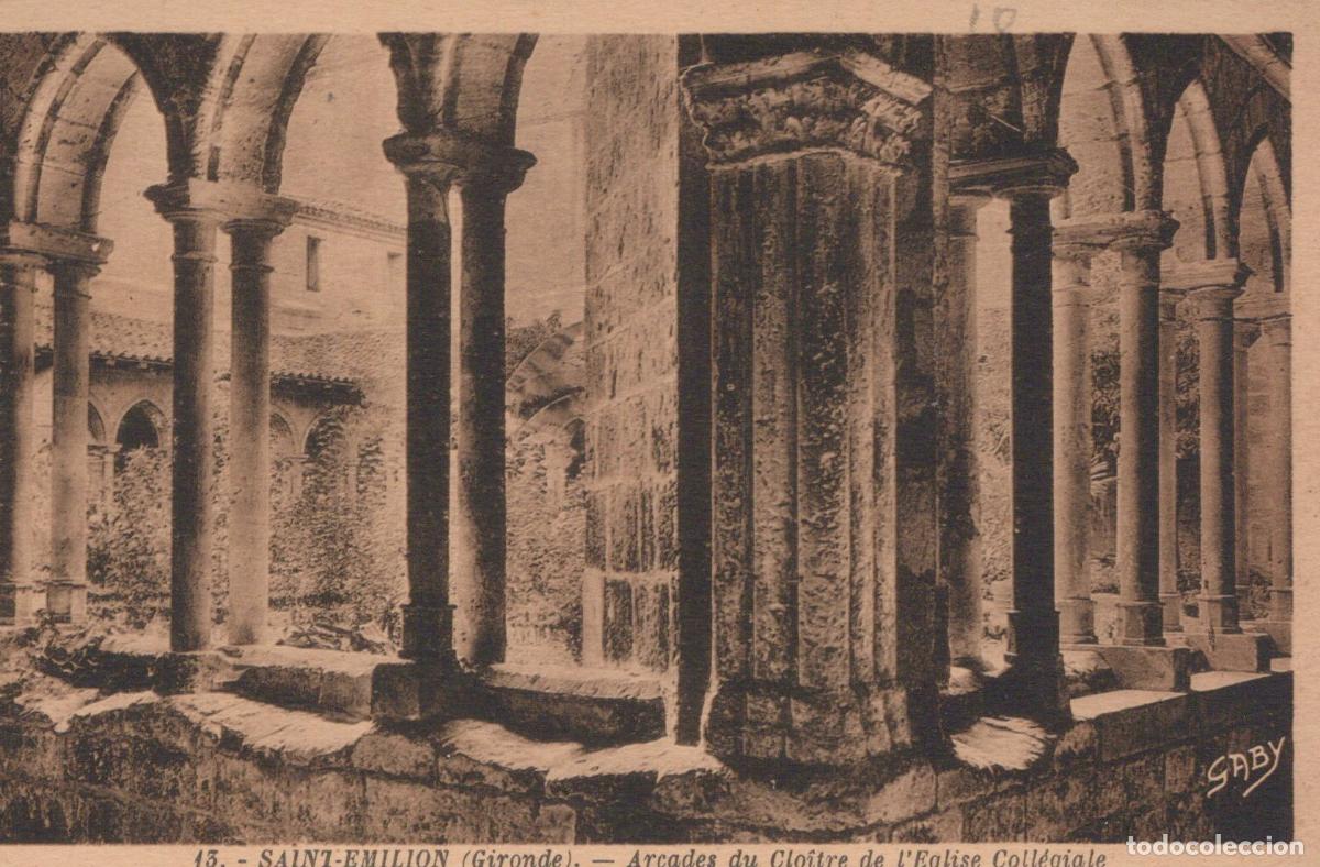 Cartes Postales: France Saint Emilion Arcades du Clo&icirc;tre Eglise Coll&eacute;giale Unposted *YAB928
