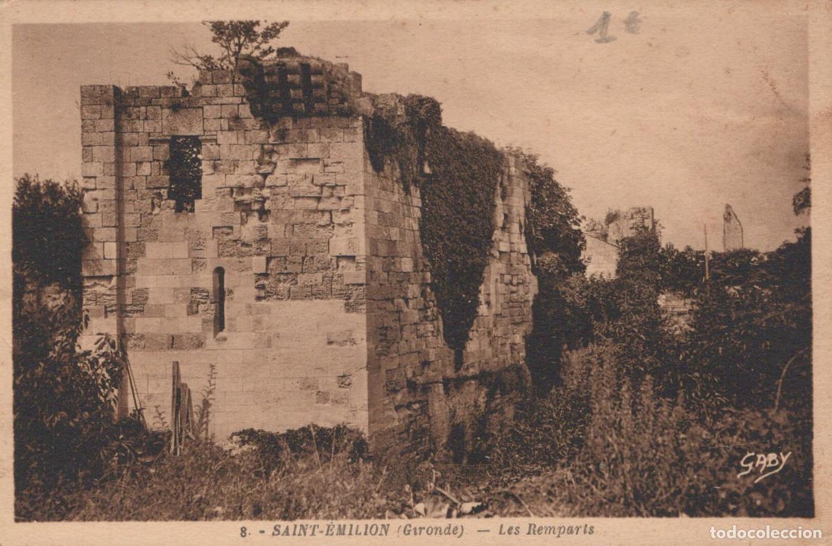 Postkarten: France Saint Emilion Anciens Remparts Ruines Architecture Unposted *YAB933
