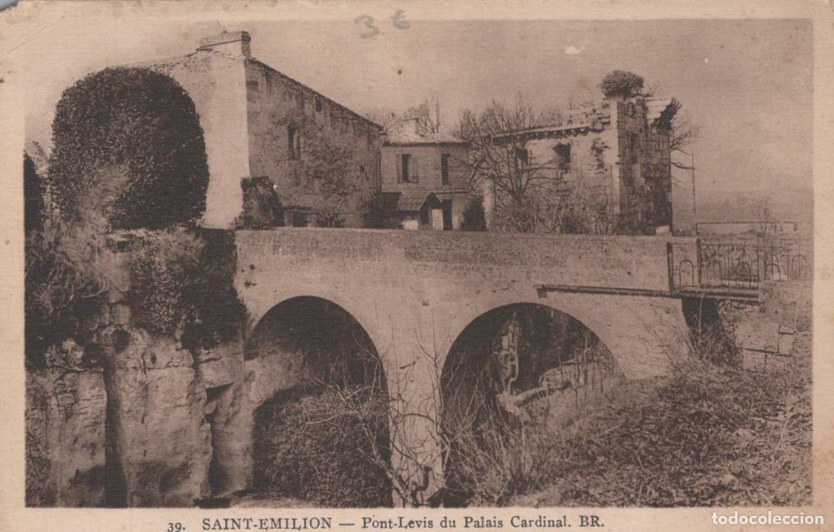 Postkarten: France Saint Emilion Pont Levis Palais Cardinal Unposted *YAB939