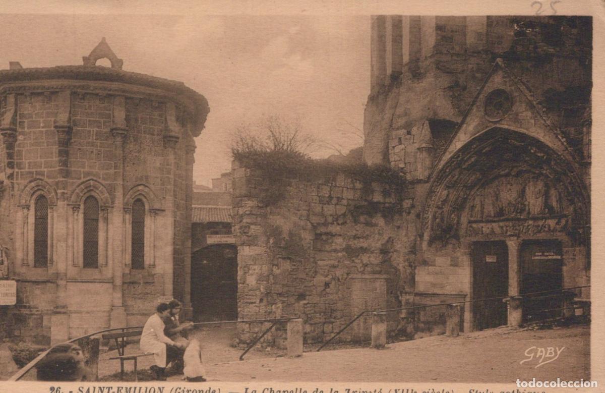 Postkarten: France Saint Emilion Chapelle Trinit&eacute; Xiiie Architecture Unposted *YAB953