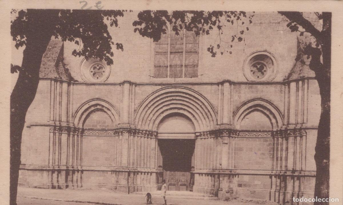 Postkarten: France Guitres &Eacute;glise Notre Dame Fa&ccedil;ade Porche Architecture *YAB688