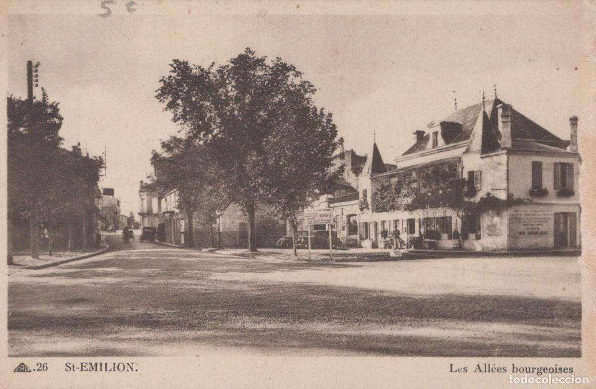 Postkarten: France St Emilion All&eacute;es Bourgeoises Architecture Unposted *YAB968