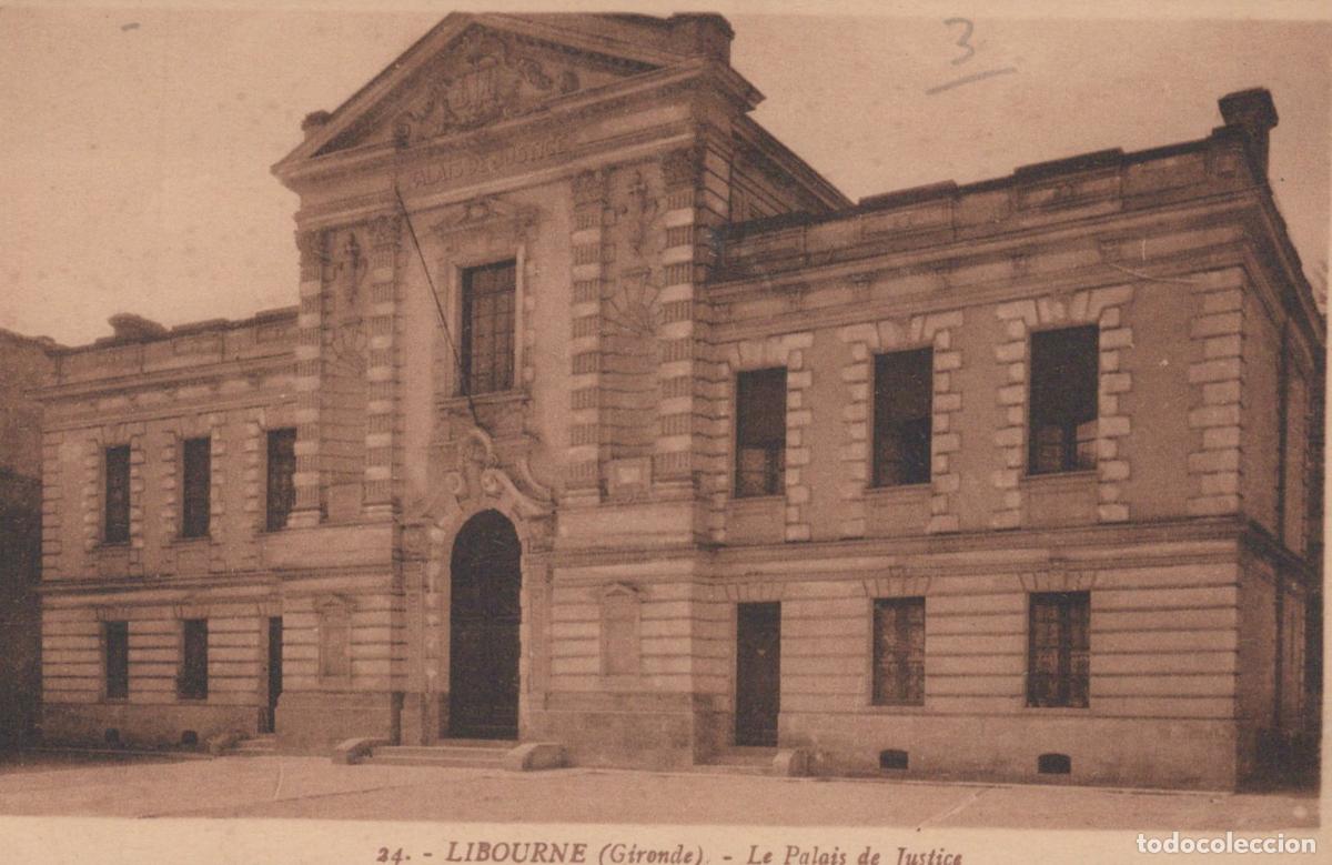 Postkarten: France Libourne Palais de Justice Architecture Unposted *YAB973