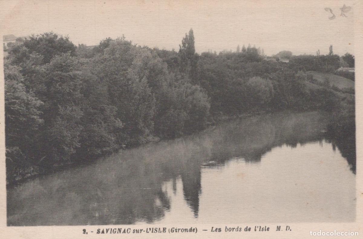 Postkarten: France Savignac sur L Isle Paysage Bords de L Isle *YAB698