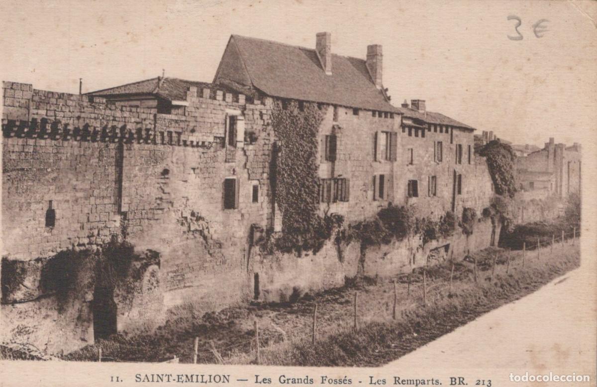 Postais: France Saint Emilion Anciens Remparts et Grands Foss&eacute;s Unposted *YAB984