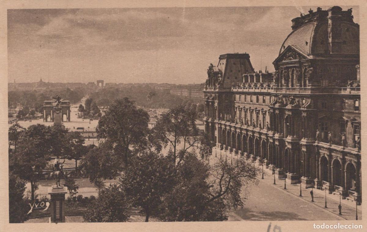 Postais: France Paris &Icirc;le de Vue Panoramique Jardins des Tuileries Louvre Arc de *YAB706