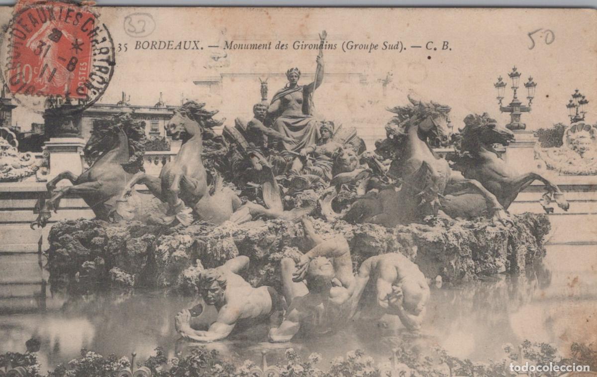 Postales: France Bordeaux Monument des Girondins Fontaine *YAB713