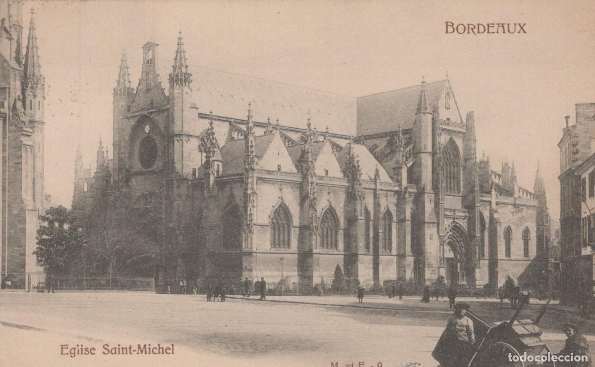 Postkarten: France Bordeaux &Eacute;glise Saint Michel Architecture Gothique *YAB726