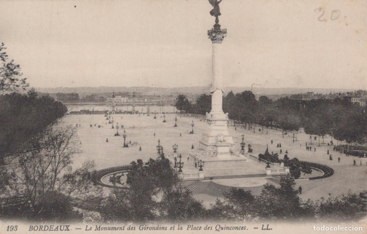 Cartes Postales: France Bordeaux Monument des Girondins et Place des Quinconces *YAB731