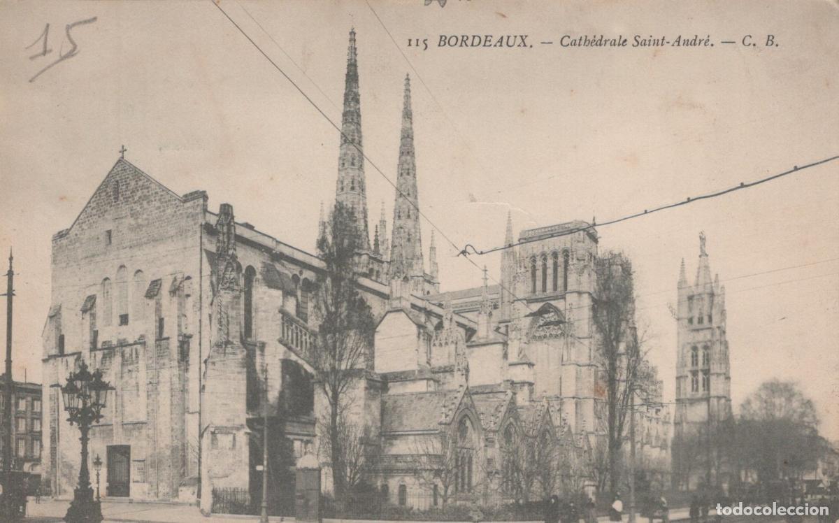 Postcards: France Bordeaux Cath&eacute;drale Saint Andr&eacute; Architecture Gothique *YAB741